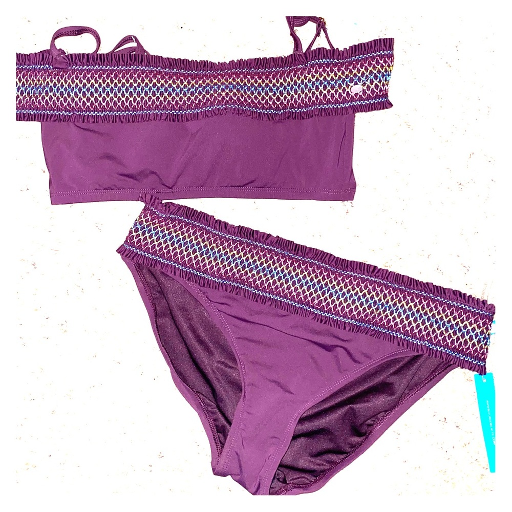 Size 8 Purple Bleu Rod Beattie Bikini